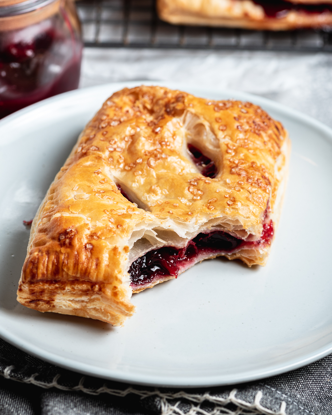 Easy Cherry Hand Pies the kitchen bachelor