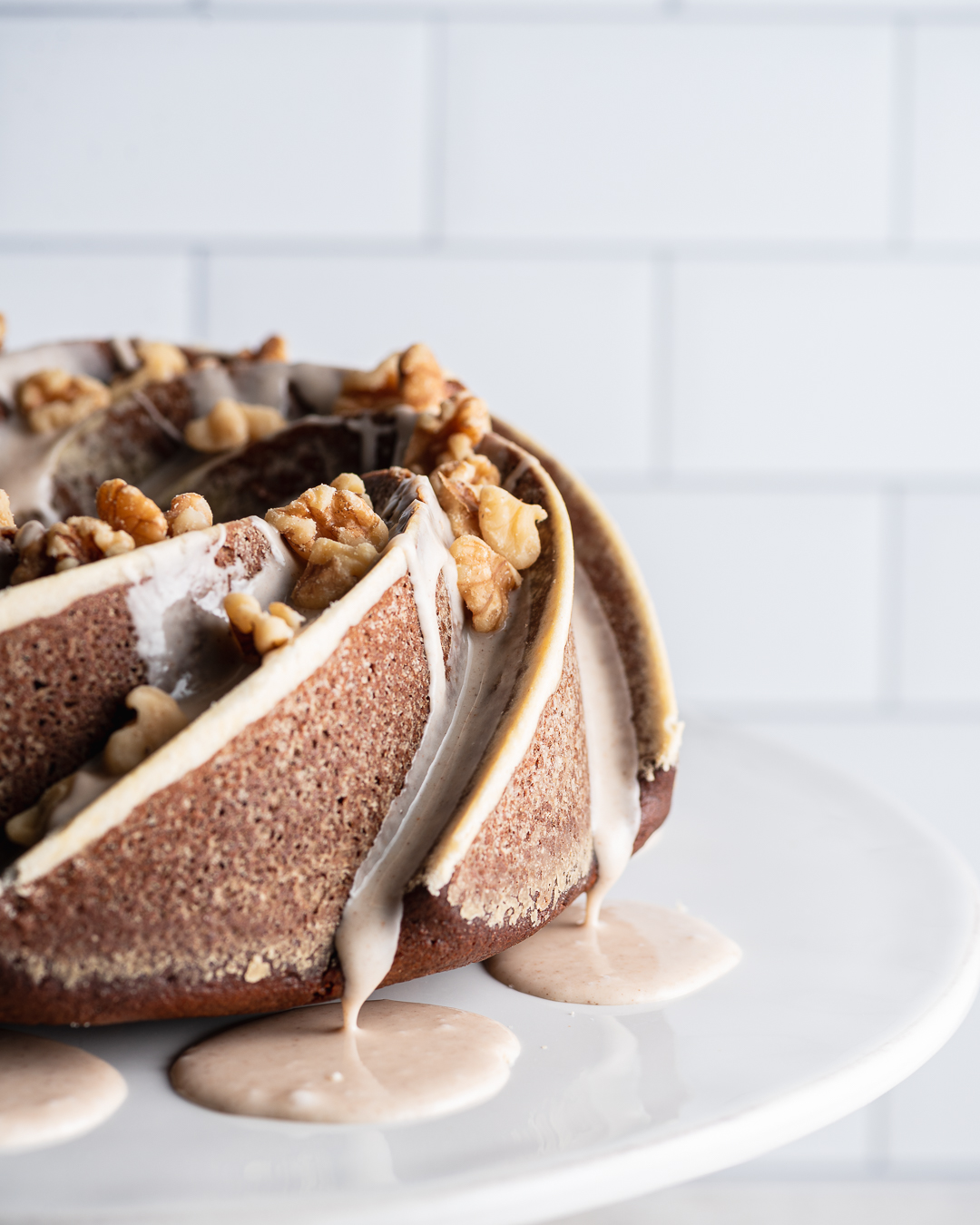 Gingerbread Bundt Cake with Ginger and Cinnamon Glaze