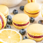 Lemon Blueberry Macarons – the kitchen bachelor